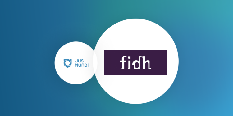 Jus Mundi’s 2023 Annual Donation Supports the International Justice Office of the FIDH