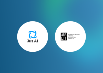 jus ai and arblit logos