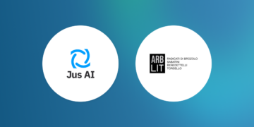 jus ai and arblit logos