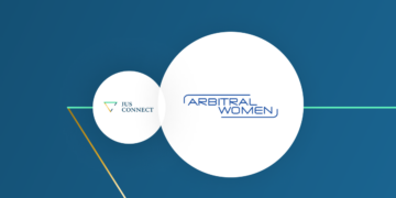 ArbitralWomen and Jus Connect logos